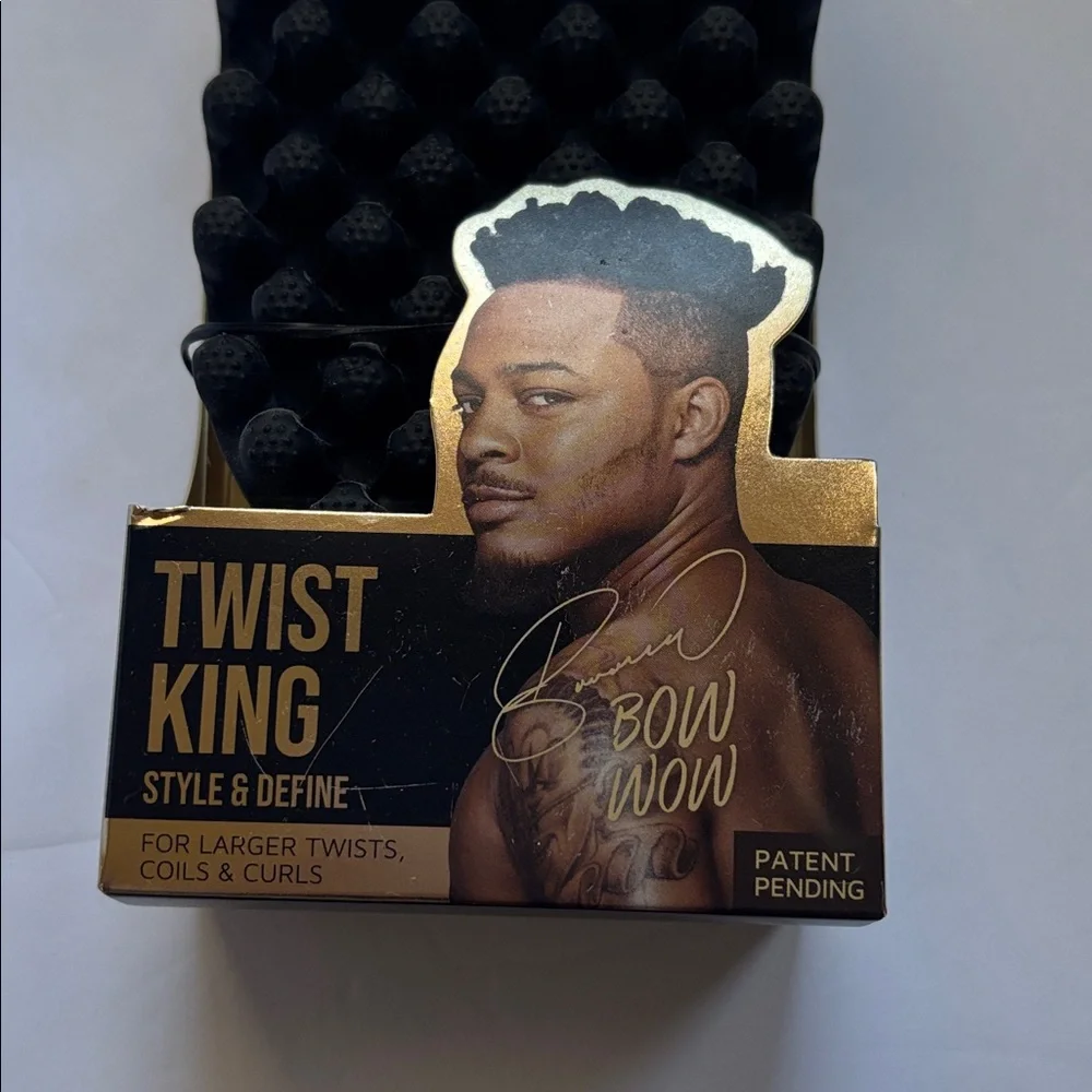 Kiss | Black TWIST KING Style & Define Twists Coils Curls Unisex Non-Slip NWT